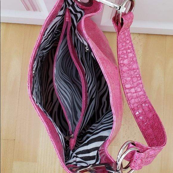 Braciano Alligator Print Shoulder Bag - Picture 3 of 7